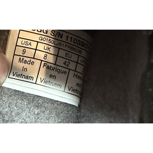 UGG Australia Mens Dex Loafers Slip On Shoe Black Suede 1103901 Size 9 US - Picture 9 of 9